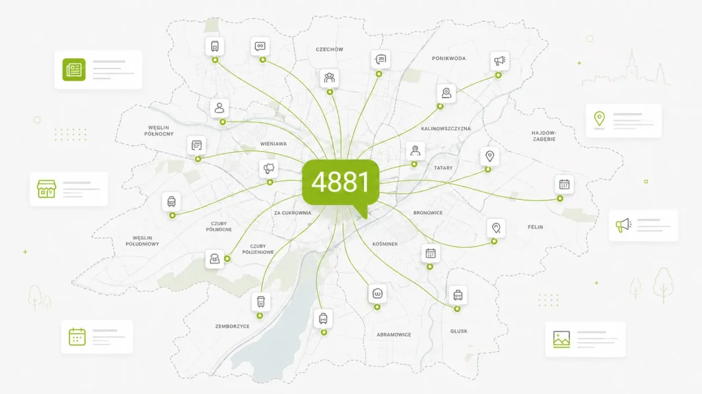 Grupy dzielnicowe Lublina w sieci 4881.pl